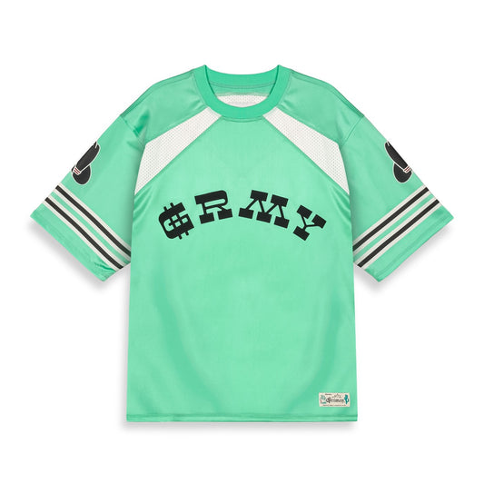 Camiseta de Football Grimey Lone Hand Mesh Green