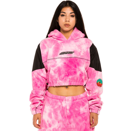 Sudadera de Chica Grimey "Space Lady" Polar Fleece - Bleached Pink | Winter 21