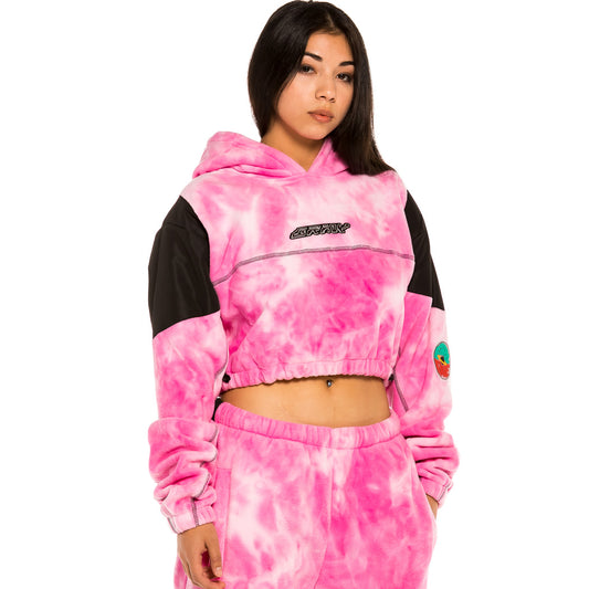 Sudadera de Chica Grimey "Space Lady" Polar Fleece - Bleached Pink | Winter 21