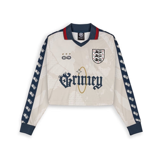 Camiseta Chica Grimey Fútbol Saoirse Cropped Off White