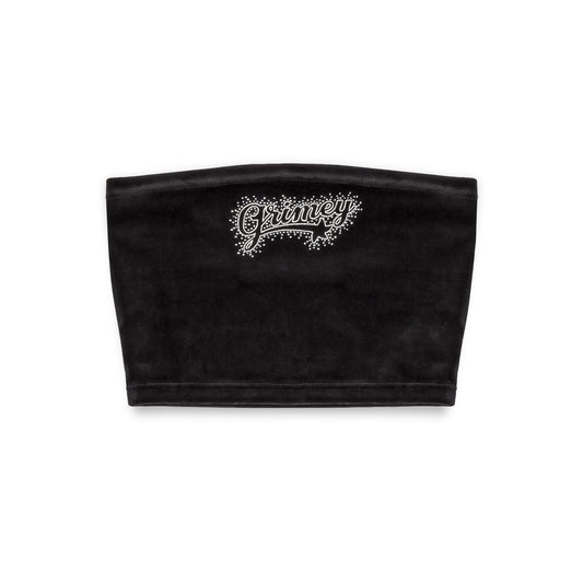 TOP GRIMEY MADRID VELVET GIRL - BLACK | FW23
