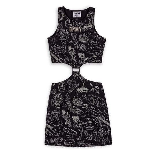 VESTIDO GRIMEY THE TOUGHEST - BLACK | Spring 23
