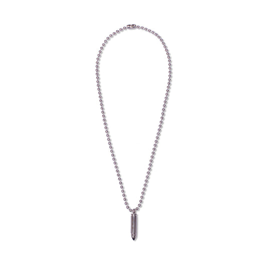 Grimey GLORIFIED Bullet Necklace | Silver - Spring 22