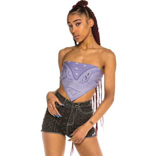 Top Grimey Chica Carnitas All Over Print SS20 Violet