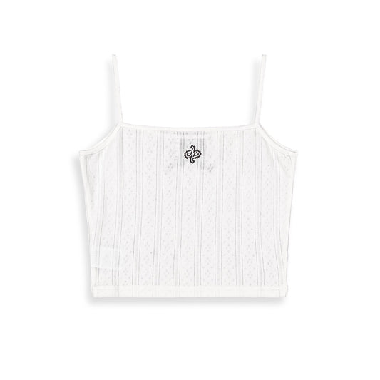TOP CHICA GRIMEY CAUSING PANIC - WHITE | SS24