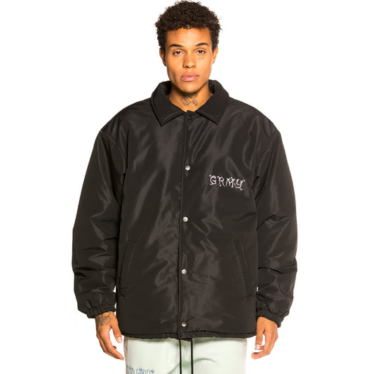 Jacke (Heavy Coach) Grimey „Jazz Thing“ – Schwarz | Herbst 21
