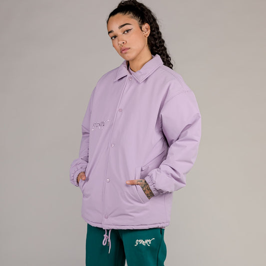 Grimey „WESTBOUND“ Unisex-Jacke – Lavendel | Herbst 22