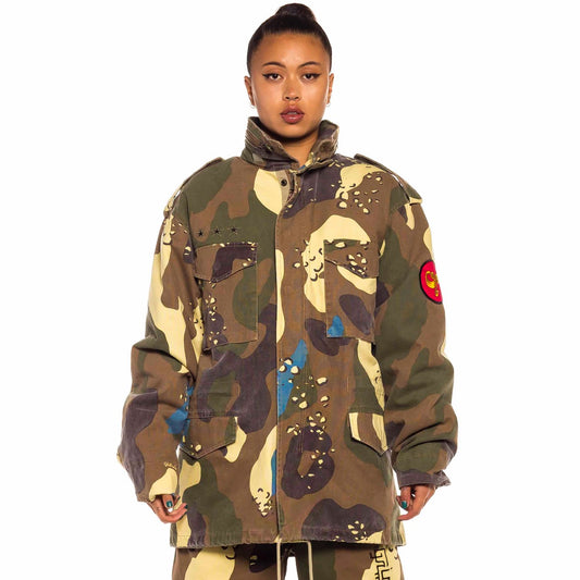 Grimey GLORIFIED Field Unisex Jacket - Camo | Spring 22