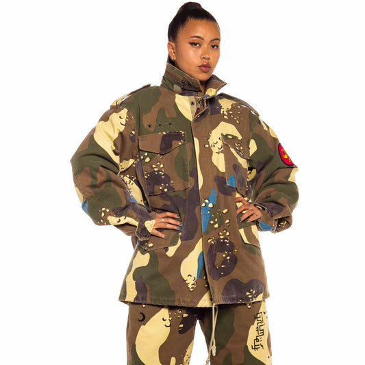 Grimey GLORIFIED Field Unisex Jacket - Camo | Spring 22