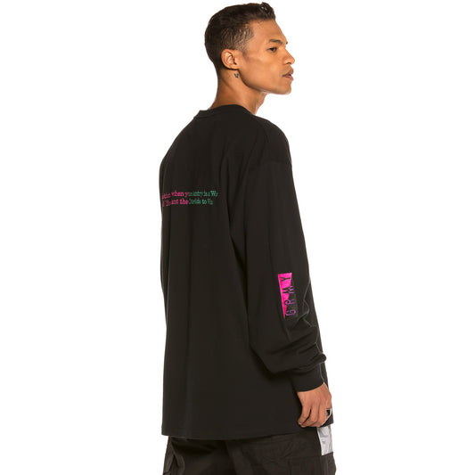 Camiseta Grimey Alienation Long Sleeve FW19 Black