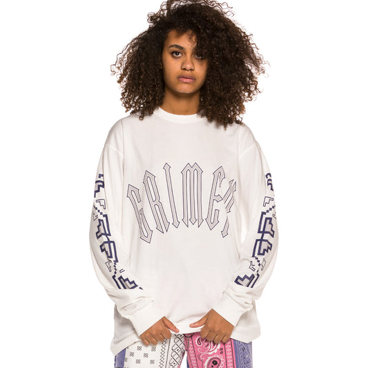 Grimey Carnitas Pretty Girls Langarm-Unisex-T-Shirt SS20 Weiß