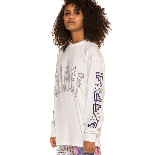 Grimey Carnitas Pretty Girls Langarm-Unisex-T-Shirt SS20 Weiß