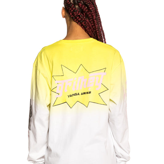 Grimey Yanga Langarm SS20 Gelbes Unisex T-Shirt