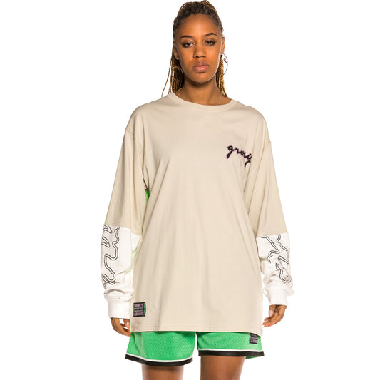Grimey Strange Fruit LS Langarm-Unisex-T-Shirt – Grau | Frühling 21