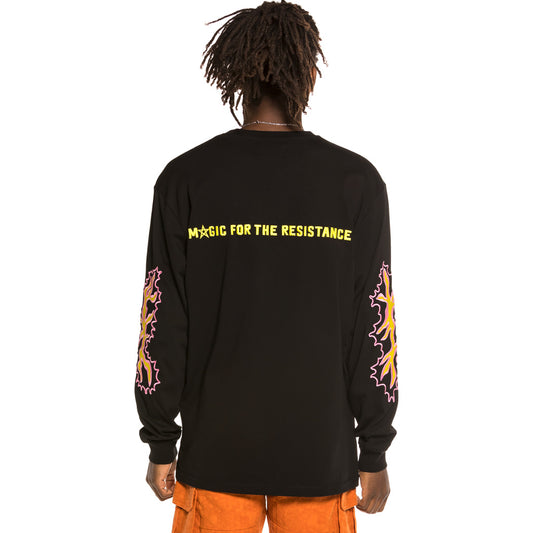 Grimey „Liveution“ Langarm-T-Shirt – Schwarz | Frühling 21
