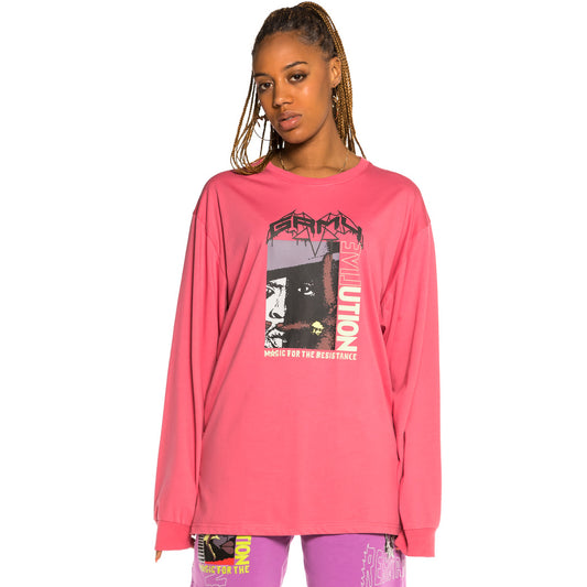 Grimey Liveution Magic 4 Resistance LS Unisex Langarm-T-Shirt – Pink | Frühling 21