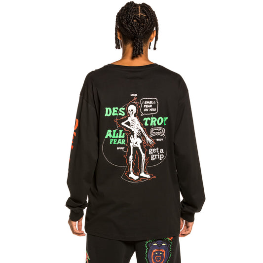 Pack Grimey Pantalón + LS Shirt "Destroy All Fear" - Black | Fall 21