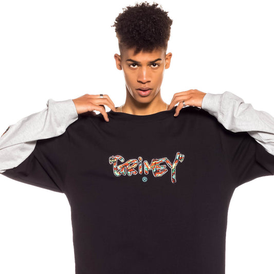 Grimey NINE WINDS LS Langarm-T-Shirt – Schwarz | Frühling 22