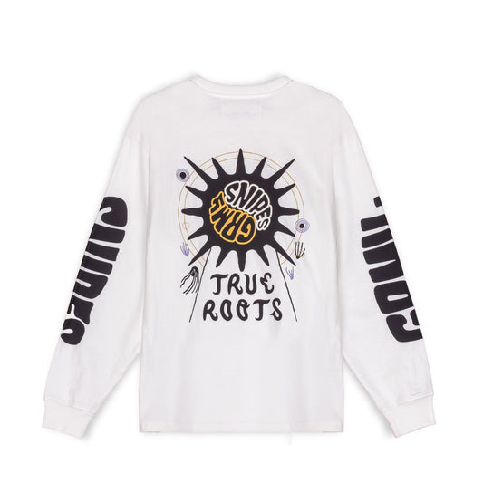Camiseta manga larga Grimey "SNIPES X GRIMEY TRUE ROOTS" - White | Fall 22