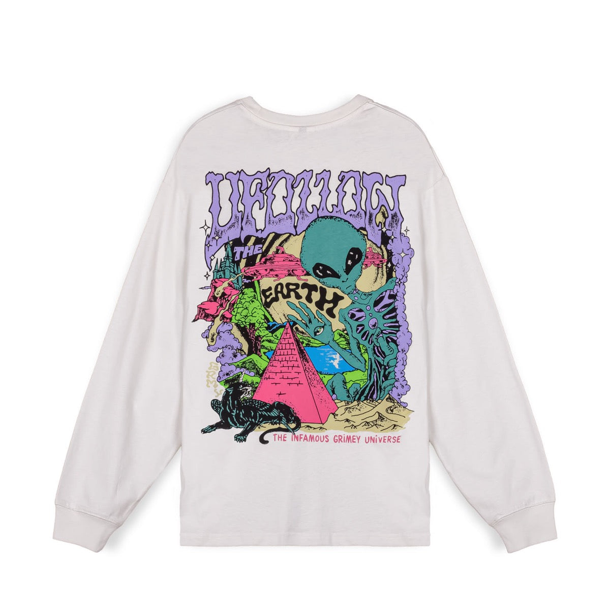 Camiseta Manga Larga GRIMEY UFOLLOW LONG SLEEVE TEE WHITE
