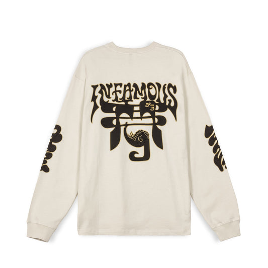 CAMISETA MANGA LARGA. GRIMEY TUSKER TEMPLE - WHITE | FW23