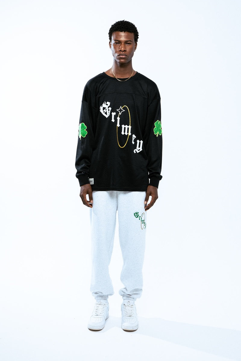 Grimey★Grimey Saoirse Mesh 長袖Tシャツ ロンT 2色 メンズ Grimey Saoirse Mesh Long Sleeve Tee Black Black