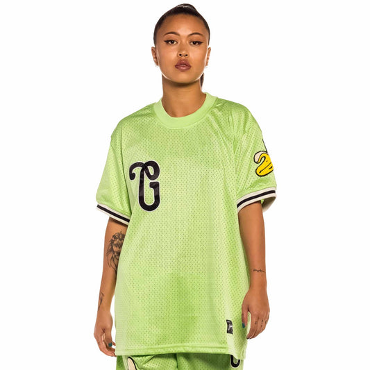 Grimey „Jungle Punch“ Mesh-T-Shirt, Unisex – Grün | Frühling 22