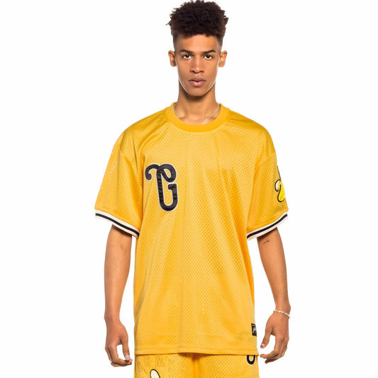 Grimey „Jungle Punch“-Mesh-T-Shirt – Gelb | Frühling 22