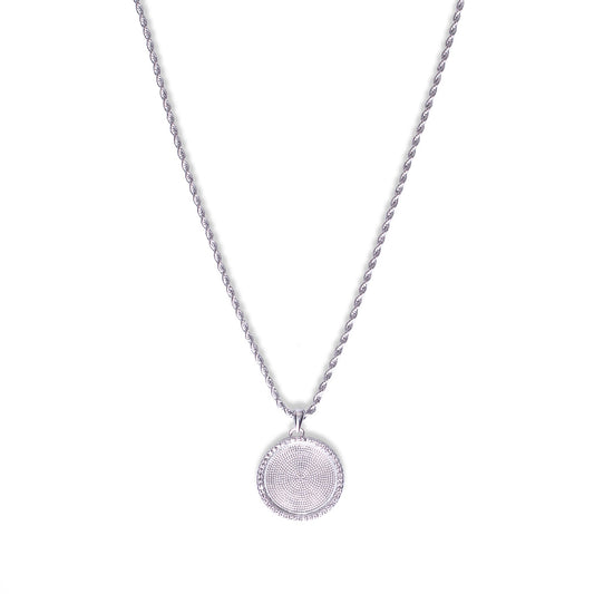 Grimey "Box Logo" Silver Necklace | Spring 21