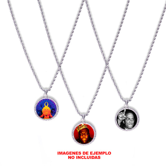 Grimey "Box Logo" Silver Necklace | Spring 21