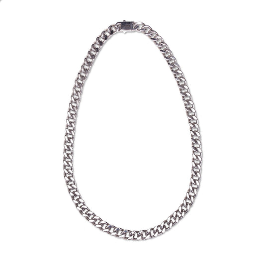 Grimey IAM Cuban Link Necklace | Silver - Fall 22