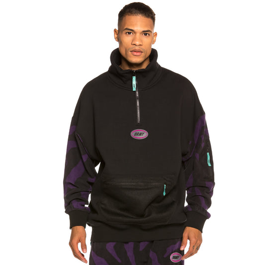 Pack Grimey Hi Neck Sweatshirt + Sweatpants Mysterious Vibes FW19 Black