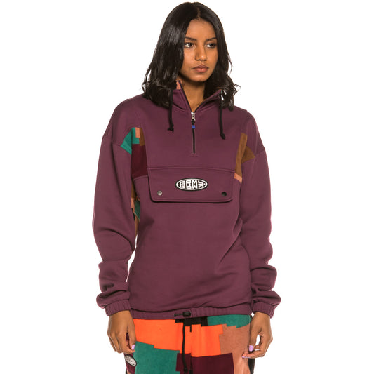 Grimey Dulce Hochgeschlossenes Unisex-Sweatshirt FW20 Lila