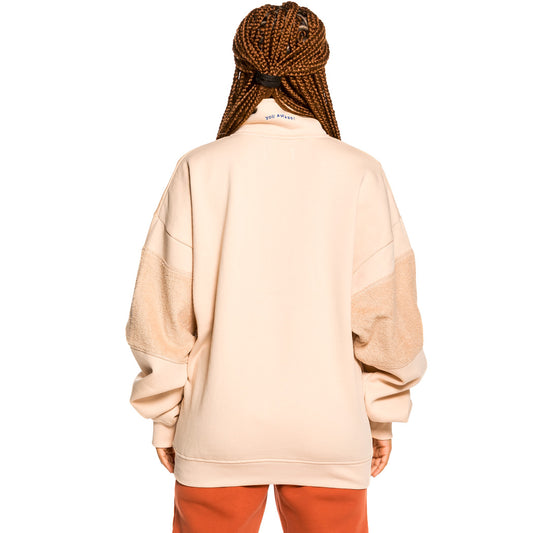 Sudadera Unisex Grimey "Jazz Thing" High neck - Cream | Fall 21