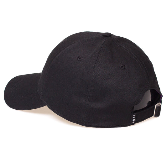 Grimey Brick Top curved visor cap SS19 Black