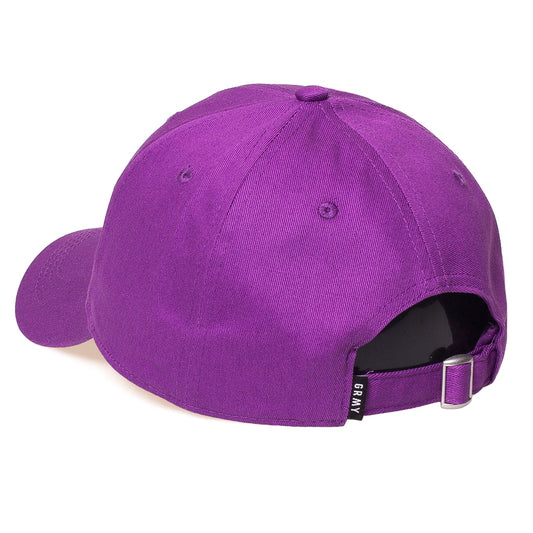 Grimey Brick Top curved visor cap SS19 Purple
