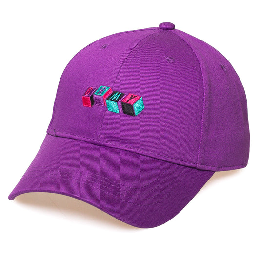 Grimey Brick Top curved visor cap SS19 Purple