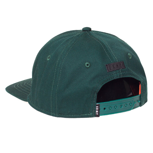 Grimey Gto Heritage Snapback Cap FW18 Green