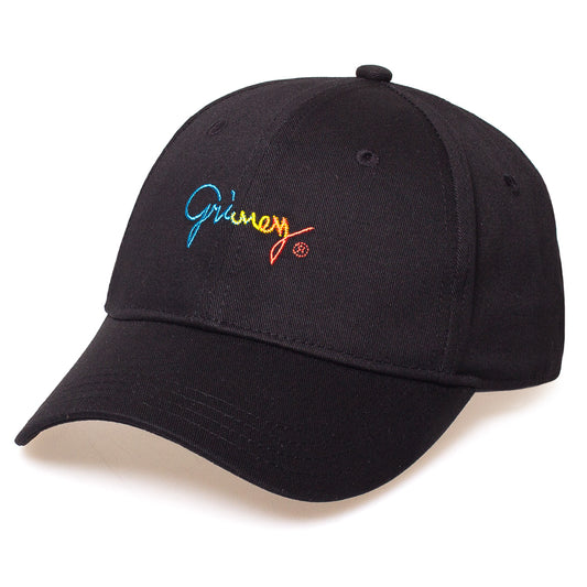 Grimey Laughing boy gradient curved visor cap SS19 Black