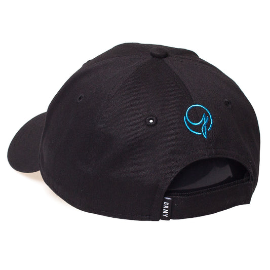 Grimey Laughing boy gradient curved visor cap SS19 Black