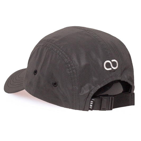 Grimey Sighting In Vostok Reflective 5 Panels Cap FW19 Black