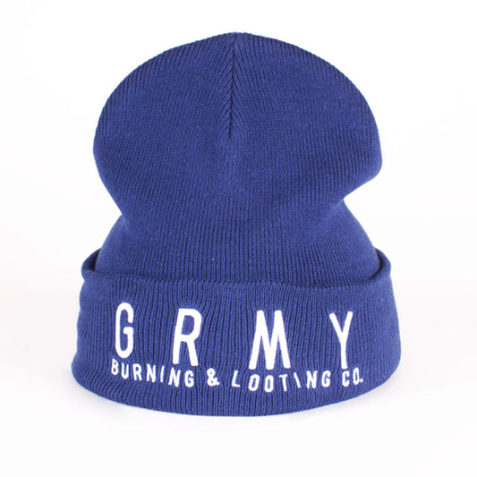 GRIMEY CORE KNIT HAT FW14 NAVY