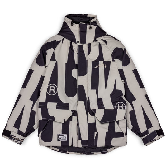 Parka Grimey SNOW FOX All Over Print Black