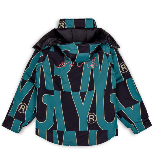 Parka Grimey SNOW FOX All Over Print Blue