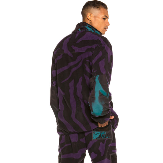 Pack Grimey Zip Polar Fleece + Polar Fleece Hose Mysterious Vibes FW19 Schwarz