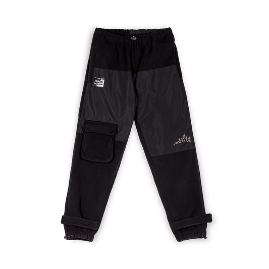 Grimey SNOW FOX Polarfleece-Hose – Schwarz | Winter l 22