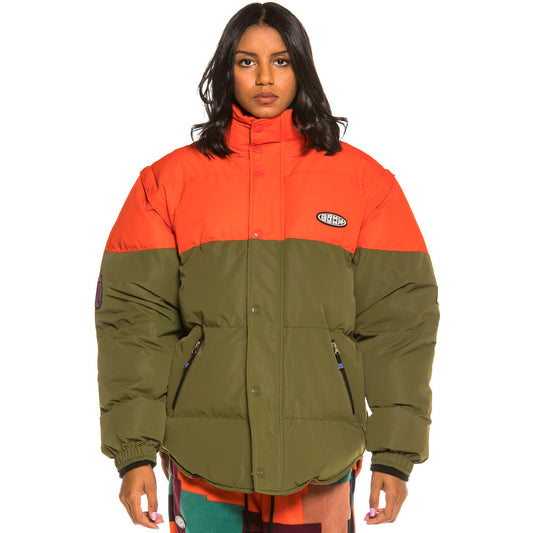 Grimey Dulce Reversible Unisex Puffy Jacket FW20 Orange