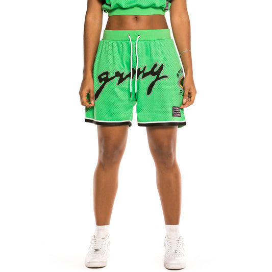 Grimey "Strange Fruit" Unisex Mesh Shorts Green | Spring 21