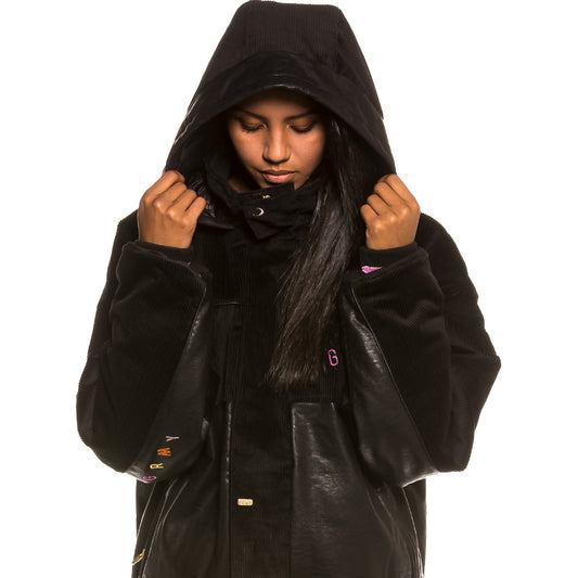 Pull Over Unisex Grimey Nite Marauder Corduroy FW20 Black