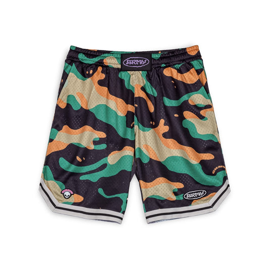 GRIMEY UFOLLOW MESH BASKET SHORTS - BLACK | Spring 23